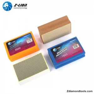 Z-LION ZL-37D Diamant-Handpolierpads für Glas, Stein und Beton