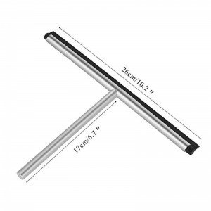 Großhandelsqualitätshaushalts-Reinigungs-Werkzeug-Fenster-Gummiwalze-Duschwasser-Wischer mit Metallhaken