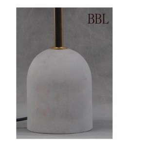 Hochvolt LED Tischleuchte mit Betonsockel