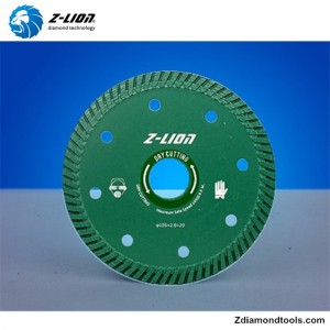 China Dry Cut Diamantklinge zum Schneiden von Steinfliesen