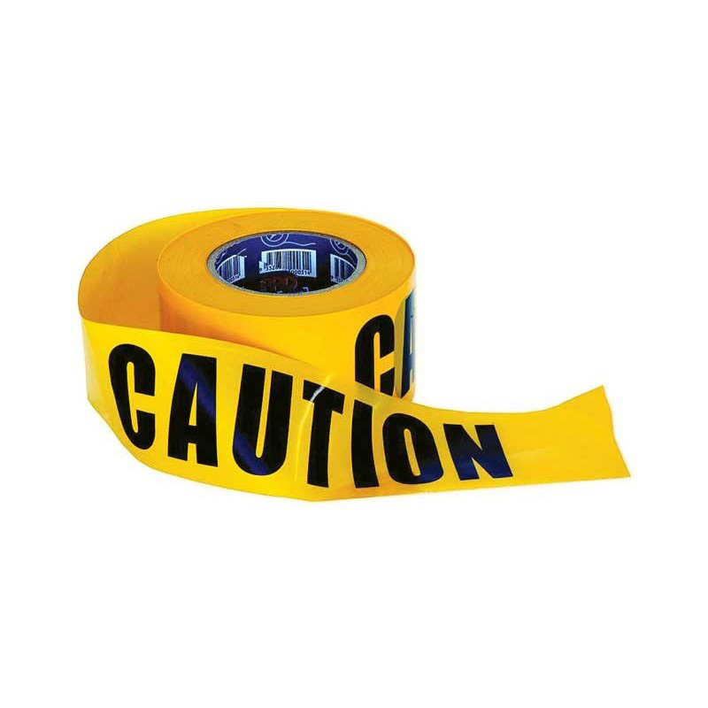 Vorsicht Tape schwarz gelb Warnung Hazard Barricade Ribbon Tape