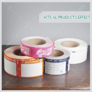 Hängeetikett aus Stahl mit langer Haltbarkeit und hoher Farbsättigung