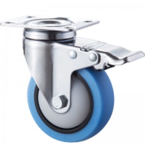 Mittlerer Zoll (Double8212; verchromtes Gehäuse mit orangefarbenem TPE-Rad