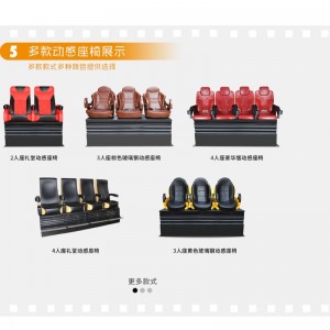 Heimkino 5D 7D Kino elektrische \/ hydraulische Software neue immersive Sense-Filme 9D VR-Maschine