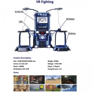 Multiplayer HTC VR Standing Interaktives Schießen \/ Boxen \/ Sabre Beat Game Simulator