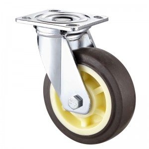 Robustes, verchromtes Gehäuse mit schwarzem TPE-Rad10