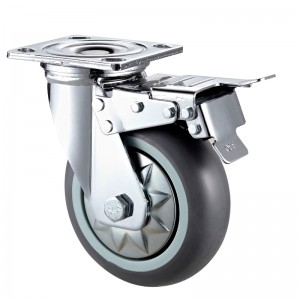 Robustes, verchromtes Gehäuse mit schwarzem TPE-Rad13