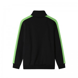 # 309-Berber Fleece zweifarbiges Zipper Sweatshirt