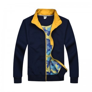 # 303-LightWeight Sweatshirt mit Kontrastreißverschluss