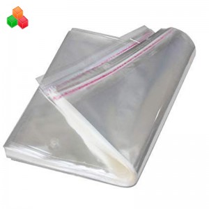 kundenspezifische starke transparente selbstklebende versiegelnde Plastikkleiderverpackungstasche opp Plastiktaschen für Kleidung \/ T-Shirt \/ Imbiß