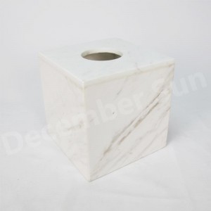 Eleganter u. Würdevoller weißer Marmorbadezimmerzusatzsatz