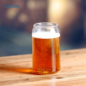 Sanzo 500ml Bierkrug Glas Benutzerdefinierte Bierkrüge Günstige Nonic Bierglas