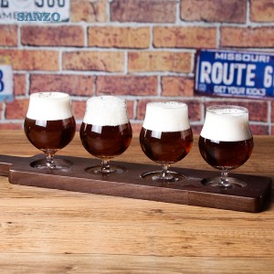 Sanzo 6-teiliges Bierglas-Set Anpassbares Bierglas Helles Bierglas