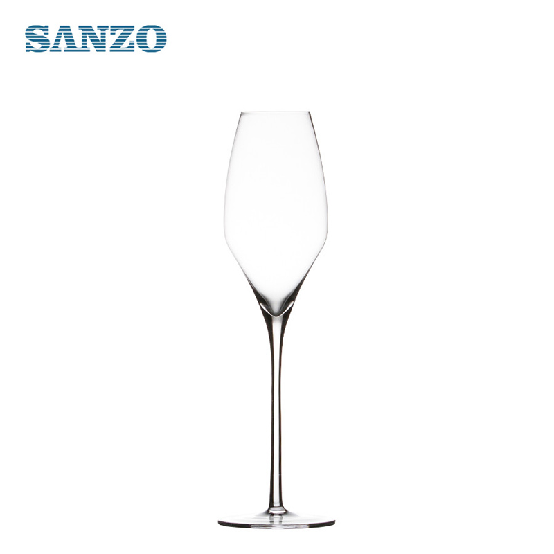 SANZO Branded Champagne Glass Cylinder Champagnerglas Pure Champagnerglas