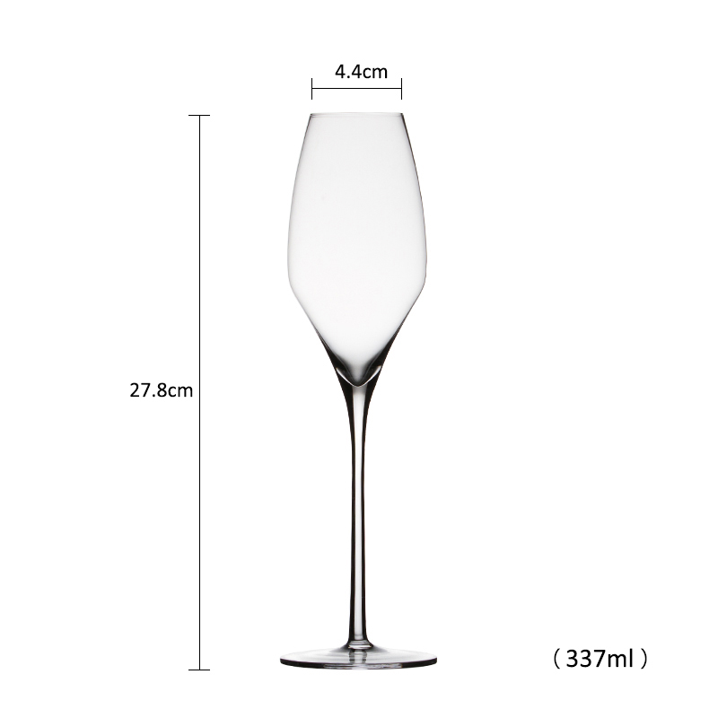 SANZO Branded Champagne Glass Cylinder Champagnerglas Pure Champagnerglas