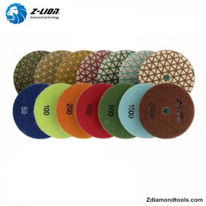 Bodenpolierpads aus ZL-123J-Harz für Steinprojekte