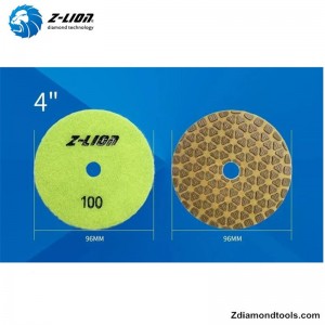 Bodenpolierpads aus ZL-123J-Harz für Steinprojekte