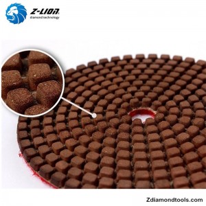 Diamantharzpads ZL-123F mit Kupferfüllung für Stein