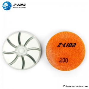 ZL-16KR 3-ZOLL-Diamant-Bodenpolierpads für Beton