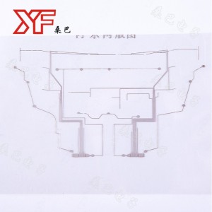 PET Silberpaste leitfähiger Drucklinienschalter