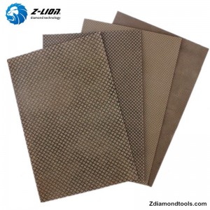 ZL-35A galvanisierte Diamantpolierblätter für Stein
