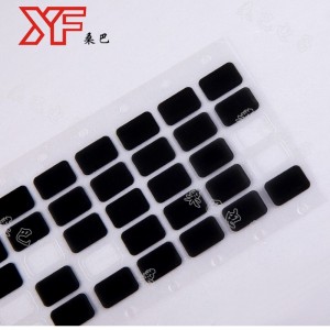 Eine gedruckte Schaltung aus Silberkohlenstoff