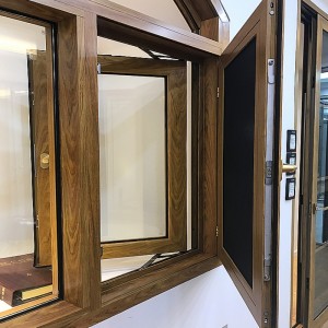 Brauch zwei oder drei Spur Bronze Farbe Schiebefenster und Türen Rahmen