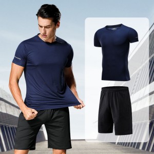 FDMM004-Herren Cool Dry Fit Kurzarm Crew T-Shirts