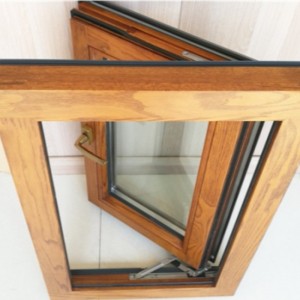 nach innen öffnendes Flügelfenster aus Aluminium Türen und Fenster aus Aluminium