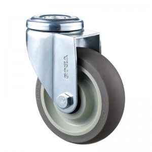 Mittlere Beanspruchung - Verchromtes Gehäuse mit grauem 2-Diamanten-TPE-Rad