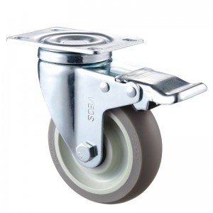 Mittlere Beanspruchung - Verchromtes Gehäuse mit grauem 2-Diamanten-TPE-Rad