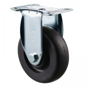 Medium Duty - Verchromtes Gehäuse mit schwarzem TPE-Rad