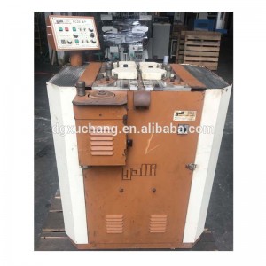 4 Scheiben Gebrauchte Galli Kantenschleifmaschine für Ledergürtel