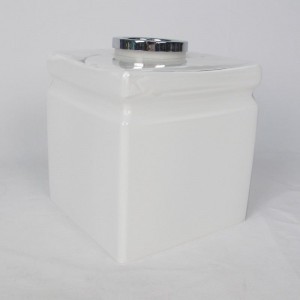 Weißer Badezimmerzubehörsatz