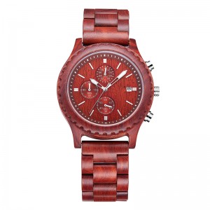 Holzuhr für Herren Souvenir Einzigartige Uhr Quarz