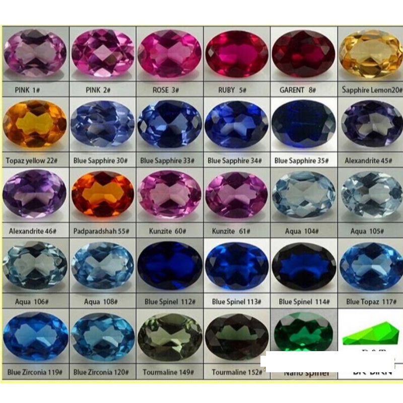 925 Sterling Silber synthetischer Turmalin Edelstein Anhänger Frauen Halskette