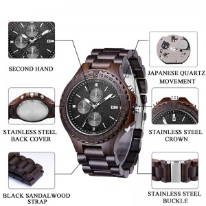 Männlich Weiblich Armreif Armbanduhr Einfache Sport Holzuhr