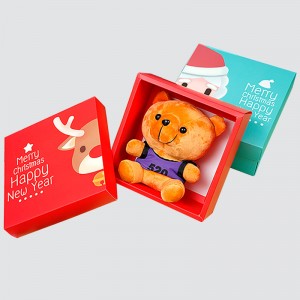 Kundenspezifische Weihnachts- und Neujahrsfeiertags-Cartoon-Geschenkbox