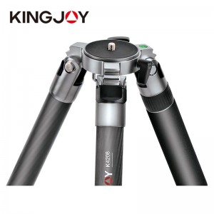 Kingjoy K4008 hochmargiger professioneller, kombinierter Aluminium-Hochleistungs-Videokamera-Stativständer