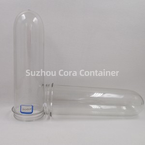 65mm 240g Halsgröße 72mm Plasitc Pet Preform für Wasser Getränkeöl