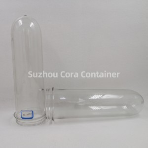 65mm 250g Halsgröße 72mm Plasitc Pet Preform für Wasser Getränkeöl