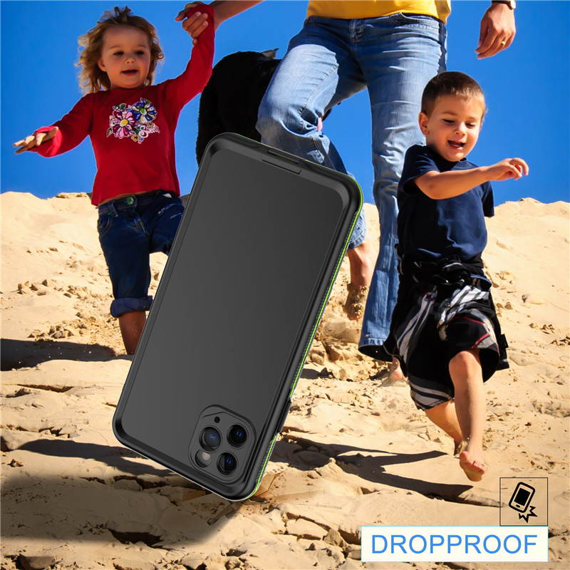 Top wawterproof iphone cases iphone 11 pro max wasserdicht Zellbeutel (schwarz) mit fester Rückendeckung