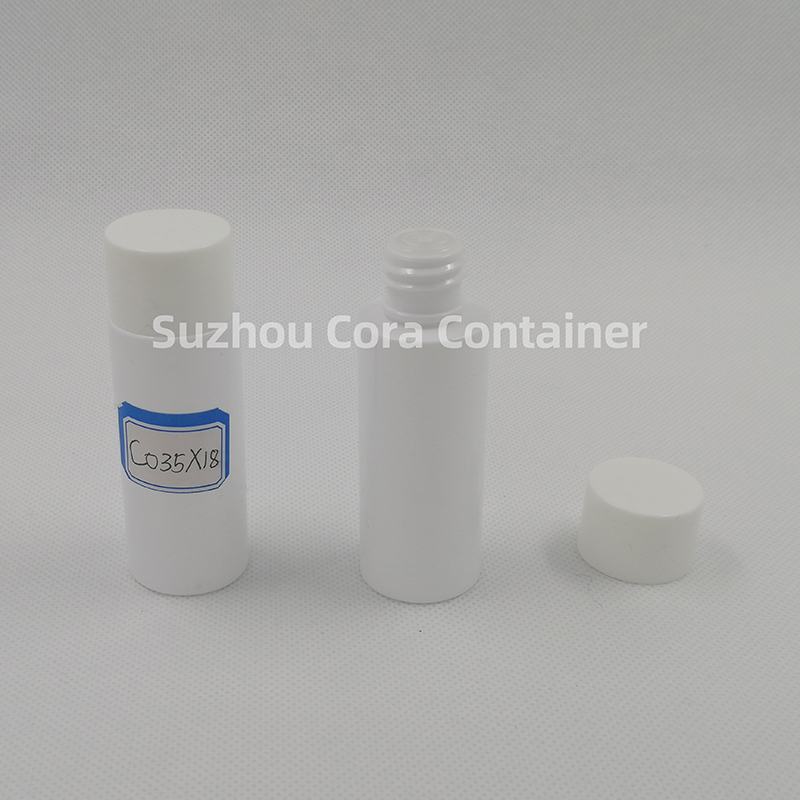 35ml Hals-Größe 18mm Pet Plastic Kosmetik Flasche mit Schraubverschluss