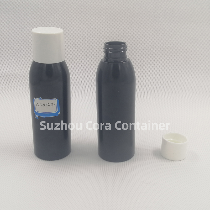 120ml Hals-Größe 24mm Pet Plastic Kosmetik Flasche mit Schraubverschluss