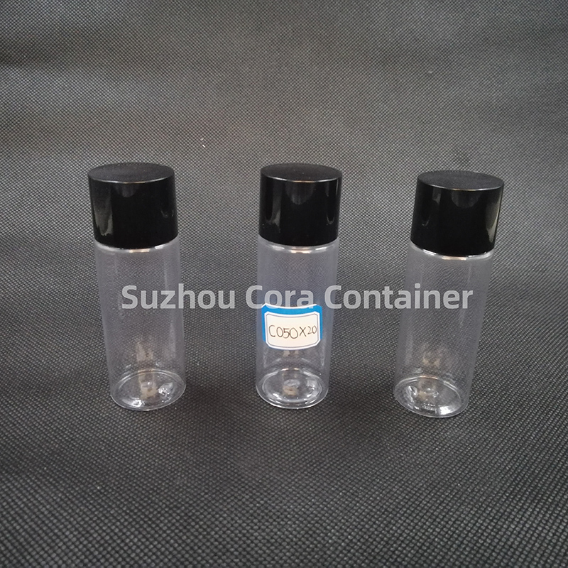 50ml Hals Größe 20mm Pet Plastic Kosmetik Flasche mit Schraubverschluss