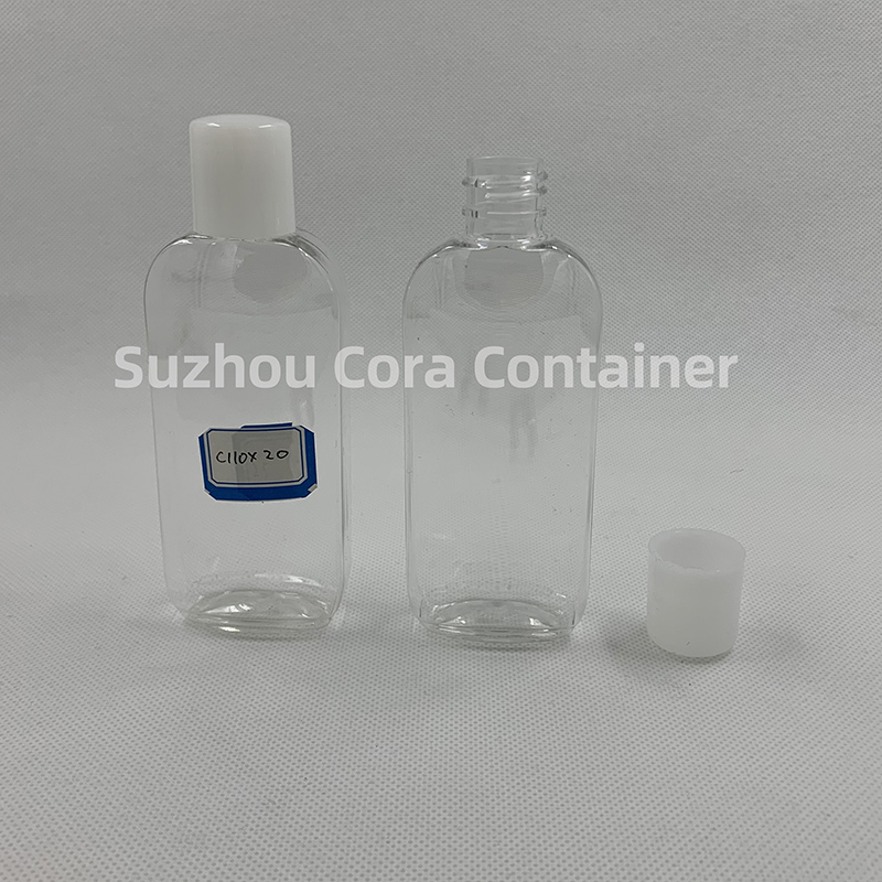 110ml Hals Größe 20mm Pet Plastic Kosmetik Flasche mit Schraubverschluss