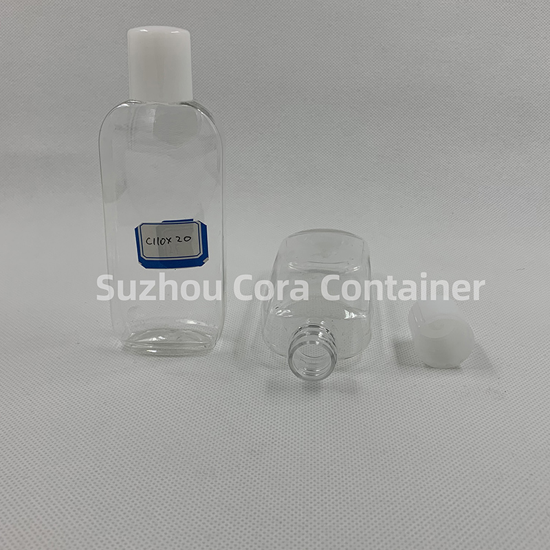 110ml Hals Größe 20mm Pet Plastic Kosmetik Flasche mit Schraubverschluss