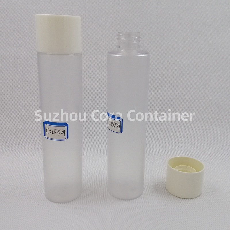 215ml Hals-Größe 24mm Pet Plastic Kosmetik Flasche mit Schraubverschluss