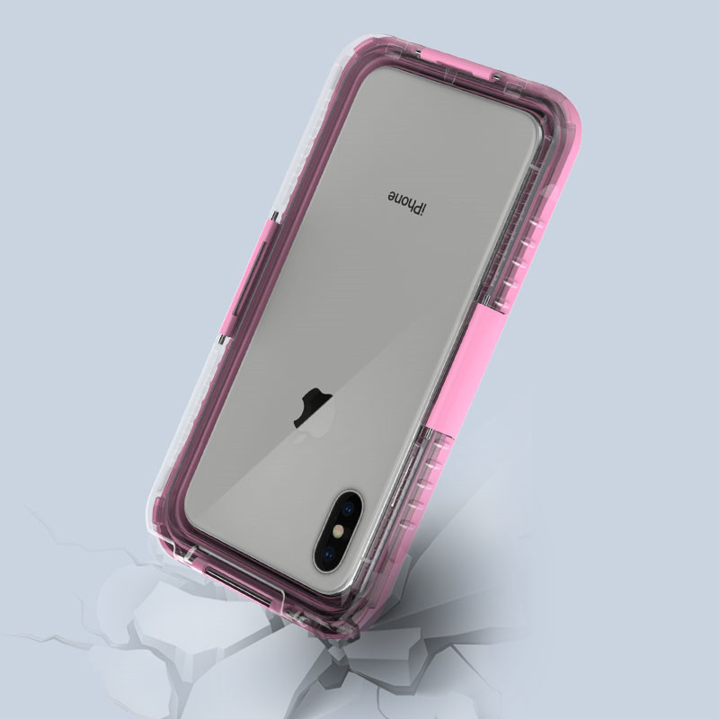 Gute wasserdichte Gehäuse Trockenbeutel für iphone XS Max Handy wterproof Tasche () Pink)