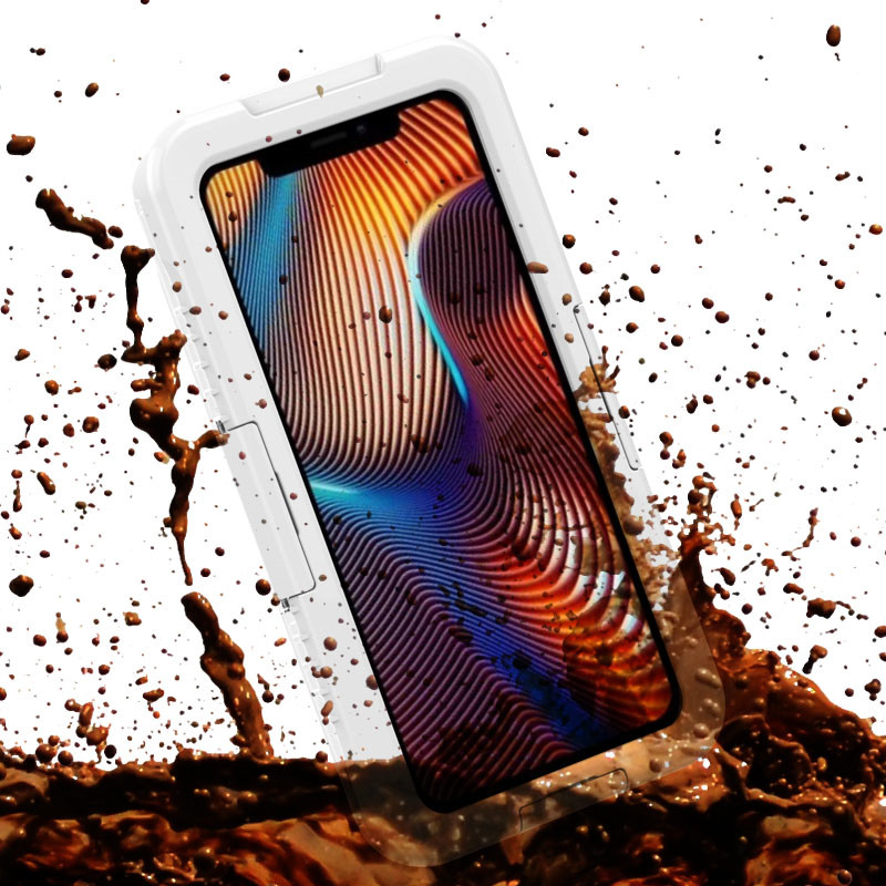 Beste wasserdichte staubdichte Schneedichte iphone XR Gehäuse (Weiß)
